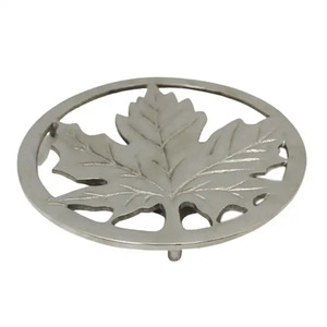 Modern Decorative Tabletop Round Aluminum <b>Trivet</b> Brass Finished Modern Style Pan Hotpot Coaster & <b>Stand</b> Customized - Product Image 2