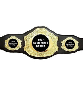 Ceintures de championnat en or et en argent pour la boxe, la lutte, le MMA, les arts martiaux, en cuir personnalisé, pour les sports de combat, les tournois - Product Image 5