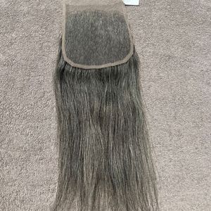 <span class=keywords><strong>Grey</strong></span> xoăn tóc con người Thụy Sĩ ren đóng cửa 100% Trinh Remy tóc liền mạch cái nhìn tự nhiên bền cao cấp chất lượng bán buôn - Product Image 5