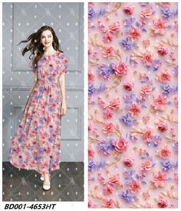 ชุดเดรสและชุดนอนสำหรับผู้หญิงผ้าเรยอน100% ผ้าวิสคอสพิมพ์ลายดิจิตอลงานตามสั่ง - Product Image 3