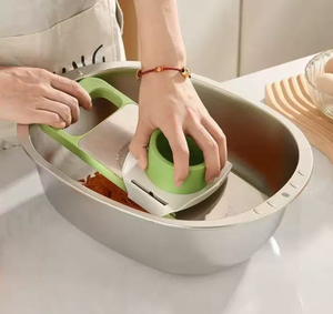 Set di Ciotole in Acciaio Inox per Cucina, Scolapasta in Metallo con Set di Ciotole per Mescolare, Colini per Verdure, Frutta e Impasto - Product Image 5