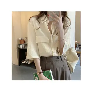 Fashionable Design Miele Pocket Daily Shirt made in Korea best selling korean shirts good quality shirts 2023 hot selling