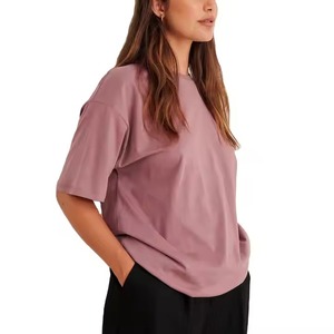 T-shirts à manches courtes 100% coton, 200g, T-shirts unis pour hommes avec logo imprimé, personnalisation en gros, en stock - Product Image 1