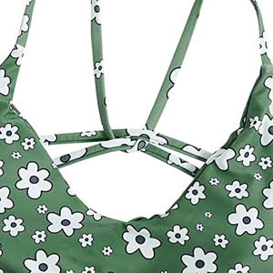 Bajo MOQ Conjuntos de bikini de playa de calidad superior Pantalones de cintura elástica Diseño de impresión de estilo Poliéster/Nylon Longitud completa Secado rápido al por mayor - Product Image 4