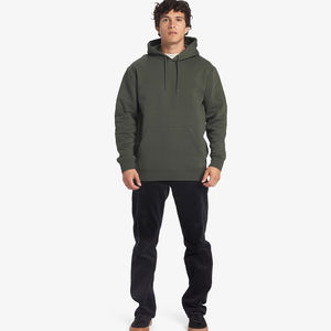 Sweats à capuche pour hommes à la mode pour l'hiver nouveau sweat Streetwear avec capuche automne coton décontracté Sport thermique plaine teint sweats à capuche - Product Image 3