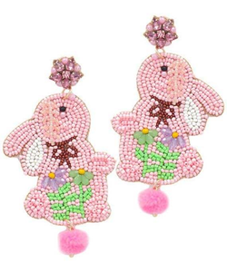 Pendientes colgantes de diseño triangular para mujer, nueva moda, cuentas de flecos bordadas a mano con borlas, ropa elegante - Product Image 3