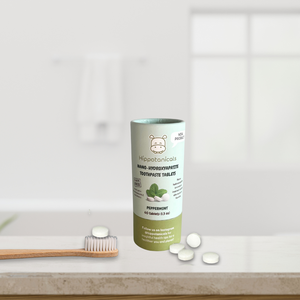 Comprimés de dentifrice avec hydroxyapatite dans un tube biodégradable (60 comprimés) - Product Image 2