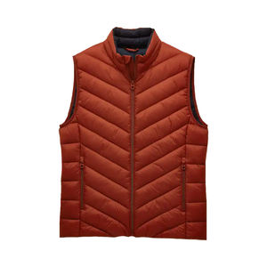 Chaleco Acolchado de Invierno para Hombre, Cuello Alto, Forro Polar Grueso, Chaqueta sin Mangas para Exteriores - Product Image 1
