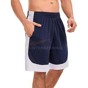 Short de gymnastique athlétique pour homme Short d'entraînement respirant à séchage rapide Poches Basketball Course à pied Entraînement Vêtements de sport décontractés - Product Image 2