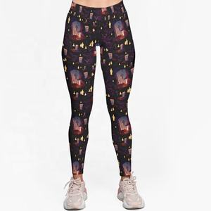 Leggings de sublimation pour femmes au design personnalisé haute performance pour les amateurs de vêtements de sport - Product Image 3