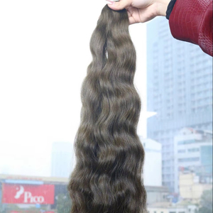 Extensiones de cabello a granel más vendidas 100% cabello crudo Double Drown 100 gramos Colores claros 26 pulgadas - Product Image 1