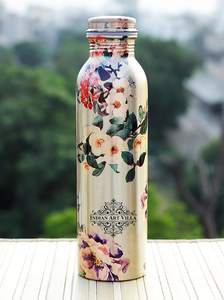 Wholesale 100% Pure Copper <b>Water</b> <b>Bottle</b> Heavy Quantity Leak-Proof Durable Rust Proof Design <b>Metal</b> Eco-Friendly Drinkware Custom - Product Image 6