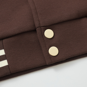 Algodón bordado peso pesado moda Casual botón chaquetas de invierno hombres Varsity béisbol chaqueta béisbol hombre chaquetas - Product Image 4