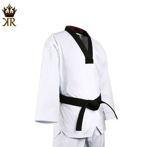 Vente directe d'usine Uniformes de Taekwondo professionnels personnalisables avec logo/taille Équipement d'arts martiaux - Product Image 3