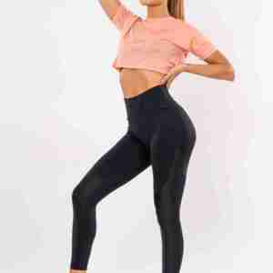 Women's <b>Crop</b> Tank <b>Top</b> Active Wear Summer Breathable Quick Dry Polyester/Cotton Body Contour Sleeveless Double Lined Yoga Shirts - Product Image 5