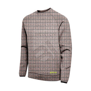 เสื้อสวมหัวปักผ้าฝ้ายหนาสำหรับผู้ชายเสื้อสวมหัวออกแบบโลโก้พัฟแบบลำลองสไตล์ทึบผู้ผลิต OEM ODM - Product Image 3