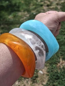 Pulseras y Brazaletes de Resina para Mujer, Nueva Colección, Joyería Estilo Ángel para Fiestas y Bodas, Alta Calidad - Product Image 6