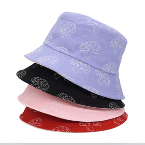 Venta al por mayor personalizado nuevo diseño sólido sublimación impreso todo algodón personalizado cubo sombreros al por mayor bordado logotipo sombrero de pana - Product Image 4