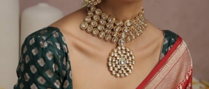 Royal Heritage <b>Inspired</b> Premium Quality Kundan Necklace Set Hand Embellished <b>Jewelry</b> with Intricate Detailing and Elegant Design - Product Image 2