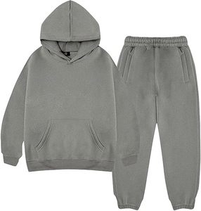 Sweat à capuche décontracté en molleton de coton lourd personnalisé, coupe régulière, épaules tombantes, streetwear, sweat à capuche uni pour homme - Product Image 3
