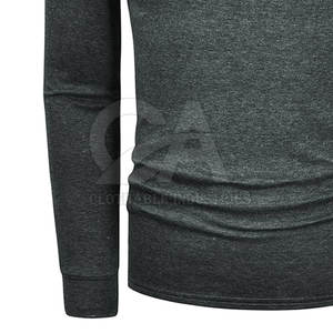 Jersey de cuello de hombre de tela transpirable, ropa para exteriores para adultos, Jersey de cuello de hombre, Jersey de cuello de manga larga para hombre - Product Image 3