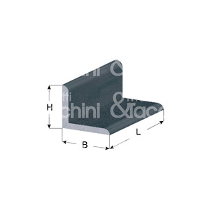 PLACA DE HIERRO ÁNGULO - Product Image 1