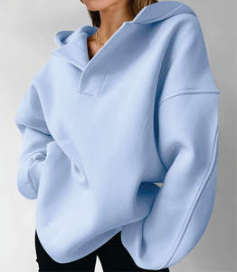 เสื้อฮู้ดและสเวตเตอร์ถักแบบลำลองของผู้หญิงคอลเลกชั่นซิปคอปกปักลายสำหรับฤดูหนาวใส่สบายทุกโอกาส ODM - Product Image 3