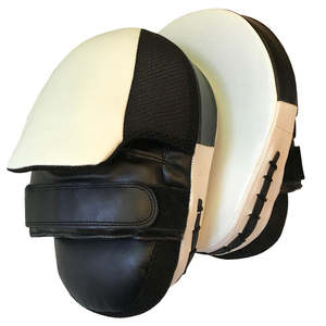 Nouvelle arrivée Gants d'arts martiaux dorés personnalisés Coussinets de mise au point légers et durables en cuir de vachette - Product Image 1