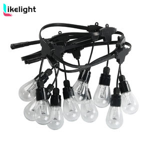 MOQ Rendah Kualitas Tinggi Lampu <span class=keywords><strong>String</strong></span> LED S14 45mm DC12V GS8208 RGB <span class=keywords><strong>3</strong></span> LED SMD5050 Resume Dari Titik Putus Lampu LED Luar Ruangan - Product Image 1