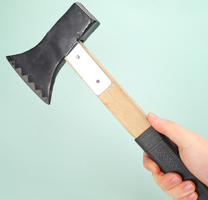 Hacha de camping de grado industrial forjada directamente en fábrica para exteriores, hacha para trabajar la madera con mango largo - Product Image 5