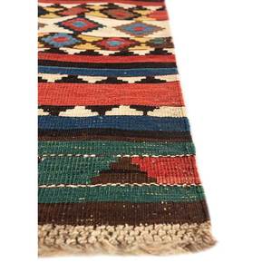 Nayaab <b>Large</b> Area Blue Wool Rugs 9x12 Geometric Pattern Jute Rugs for Home for Entryway Bedside Hallway-Model Paem-896 - Product Image 4