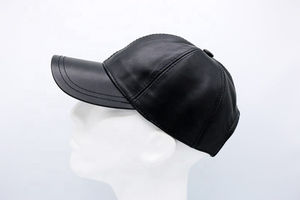 Vente directe d'usine, service OEM ODM personnalisé, dernier design, casquette en cuir véritable, streetwear classique, casquette en cuir véritable - Product Image 3