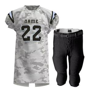 Uniformes de football américain à sublimation personnalisée Nouveau design Tailles pour jeunes avec grandes tailles pour jeunes joueurs de toutes tailles - Product Image 1