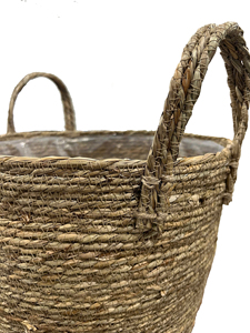Wholesale Premium Quality Customizable Sizes Handwoven Seagrass Eco-Friendly Folding <b>Storage</b> <b>Basket</b> <b>Rectangle</b> Modern Home Decor - Product Image 2