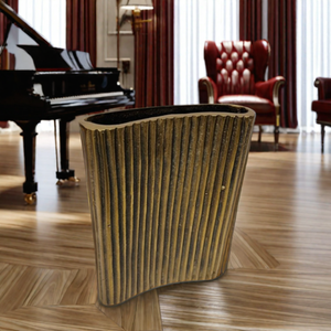 Atiqco Industrial Aluminium Floor Flower Vase for Home Decoration and Interior Design - Product Image 1