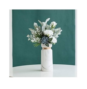 100% florero de mármol hogar sala de estar decorar diseño minimalista florero de mármol para Navidad hogar decorar floreros - Product Image 5