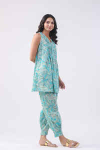 ชุดสายผ้าฝ้ายสำหรับเลี้ยงดูสตรีดีไซน์ใหม่ล่าสุดพิมพ์ลายทันสมัย - Product Image 3