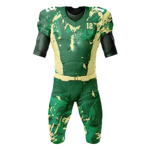 Venta caliente nuevo diseño hecho a medida más tamaño transpirable mejor calidad hecho a medida 100% poliéster uniforme de fútbol americano - Product Image 3