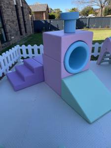 Özel ilginç yürümeye başlayan oyun alanı kapalı Pastel köpük yumuşak oyun blokları gökkuşağı ekipmanları çocuklar doğum günü partisi yumuşak oyun setleri - Product Image 5