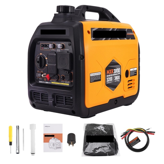 Available-Now 3800 Watt Portable Inverter Generator powered Super Quiet
