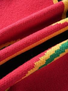 Cárdigan de punto jacquard con cuello polo y cremallera completa para <span class=keywords><strong>hombre</strong></span>, diseño de cruz roja, ajuste holgado, negro, amarillo, verde, estilo urbano, logotipo personalizado - Product Image 4