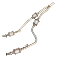 Catalyseur d'échappement économique pour voiture, convertisseur catalytique à trois voies, montage direct, en acier inoxydable, norme d'émission Euro IV, garantie 1 an