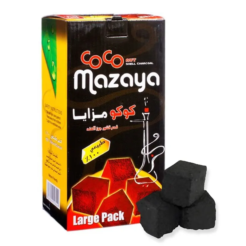 Vendita calda 100% narghilè naturale guscio di cocco shisha carbone