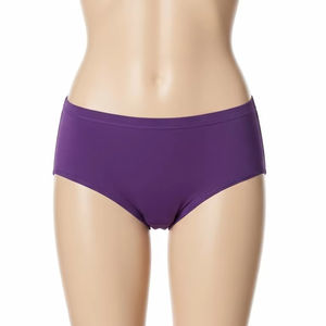 Breathable High Cut Womens <b>Panties</b> Yarn Dyed Fabric Soft Stretch Comfort Underwear Daily Wear Lightweight Seamless Style - Product Image 3