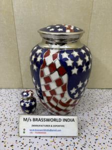 Urna Funeraria de Metal de Diseño Único, Capacidad de 220 Pulgadas Cúbicas, Diseños Personalizables, Estilo Americano, Artículos Funerarios - Product Image 4