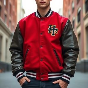 Chaqueta Universitaria Personalizada con Diseño Único de Gamuza y Lana, Chaqueta Estilo Béisbol con Bordado 3D, Proveedor de Ropa Exterior - Product Image 5