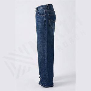 Pantalones Cargo Ajustados de Moda Urbana para Hombre, Estilo Hip Hop, Vaqueros Elásticos con Bolsillos Laterales con Botones, Color Personalizado - Product Image 3