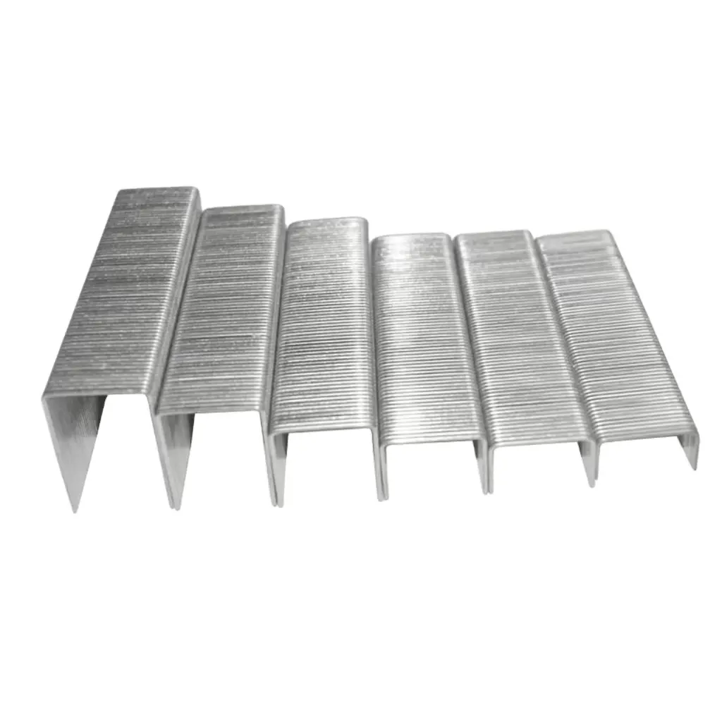 Custom Stainless Steel Common Wire Nails Decorate Furniture Galvanized Staple Nail Colored P Series Grapas Staple Pins