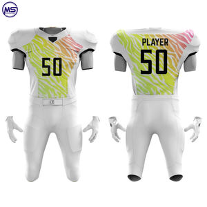 Customized Logo Printing American Football Uniform Breathable Polyester Sports Wear Plus Size <b>Sets</b> <b>on</b> Sale - Product Image 5