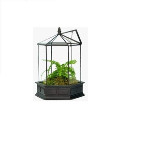 Bonne qualité maison hôtel ou café accessoires de décoration pour verre Terrarium vente chaude verre métal cadre décor Terrarium - Product Image 6